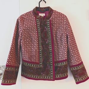 Isaac Mizrahi for Target velvet jacket